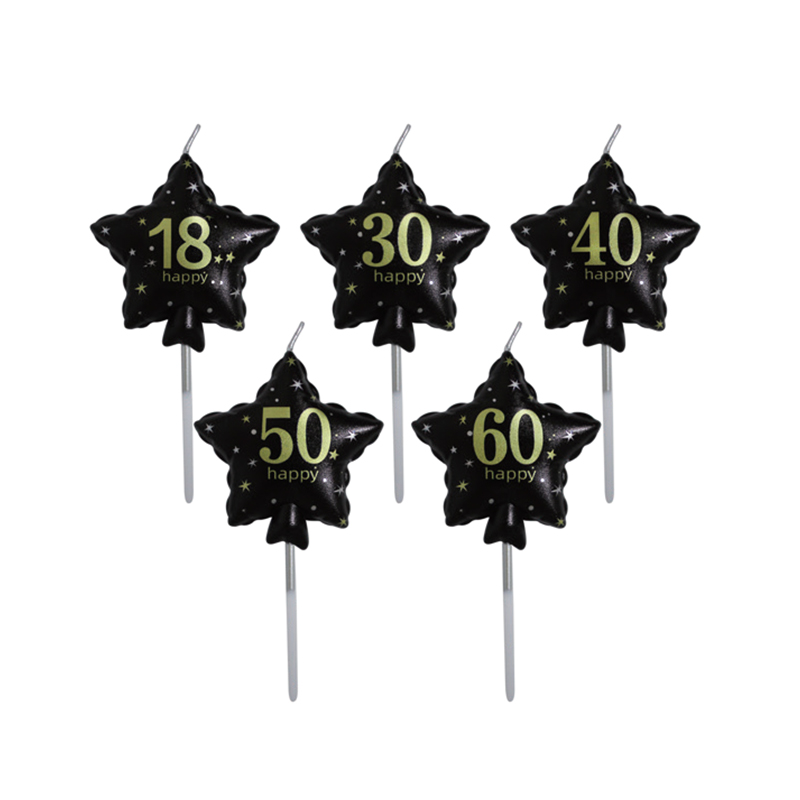 Five-pointed star double number na kandila
