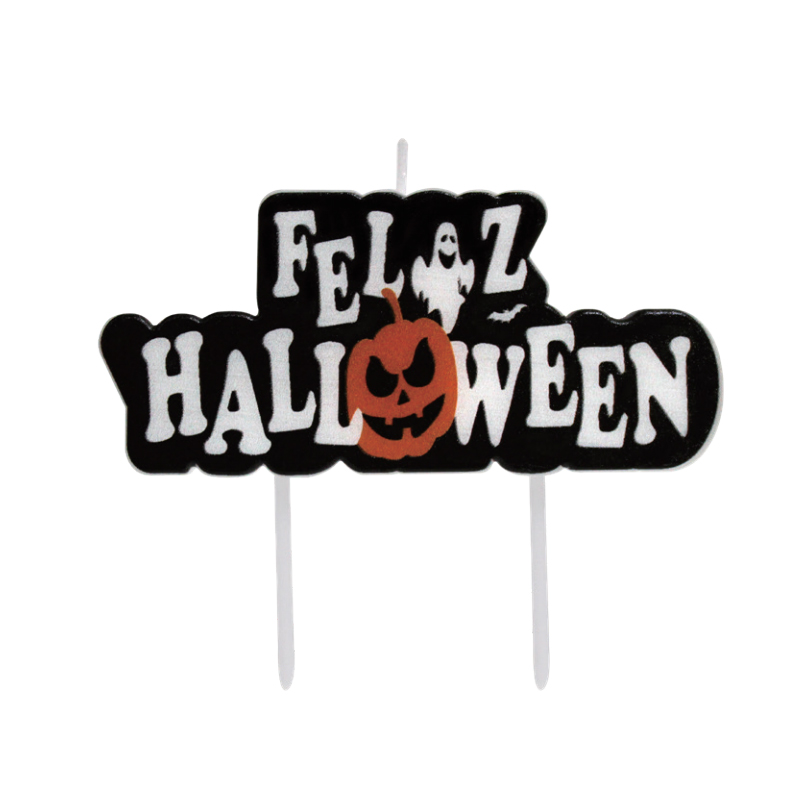 Halloween letter candles (halo-halong wika)