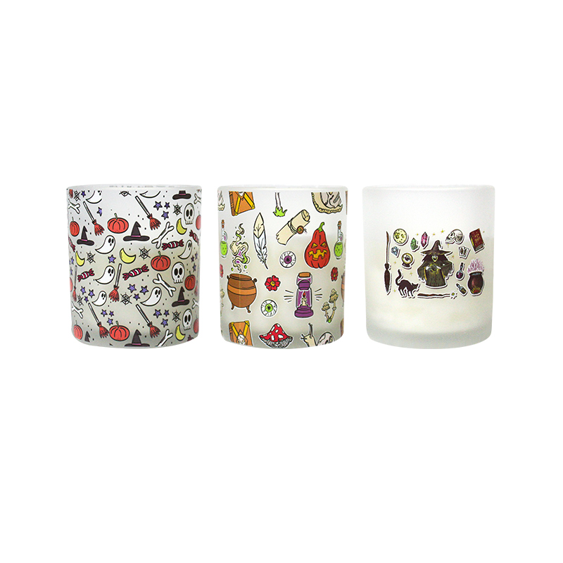 Halloween na naka-print na aromatherapy candle cup