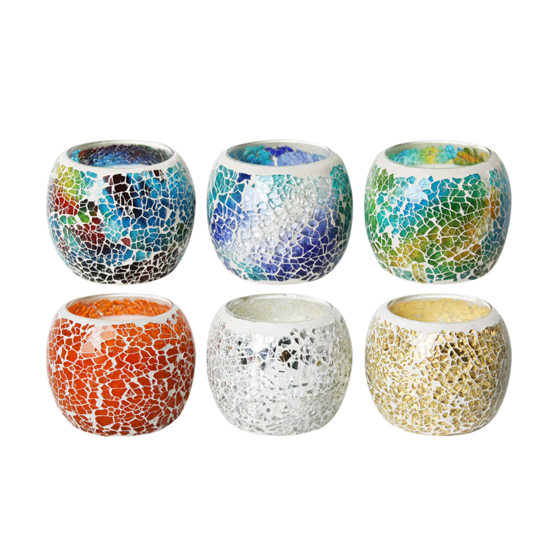 Mosaic glass aromatherapy cup kandila