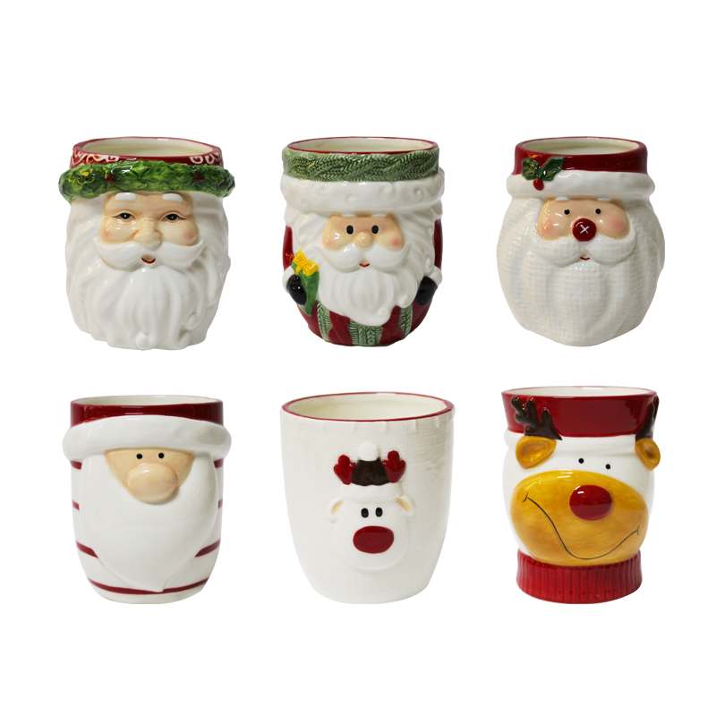 Anim na uri ng christmas scented cup candles
